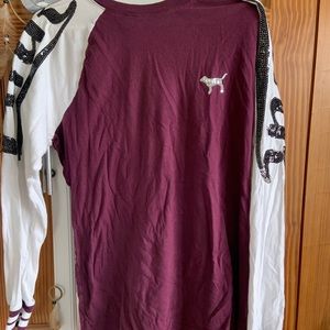 PINK LONG SLEEVE T-SHIRT